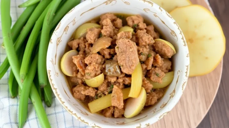 Receptidee voor stamppot met andijvie en gehakt: een smaakvolle en stevige maaltijd